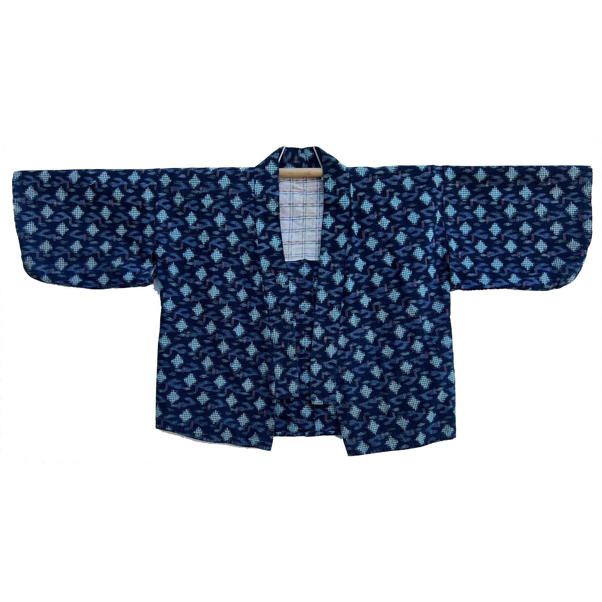 Geometric Pattern Noragi Kimono Jacket 