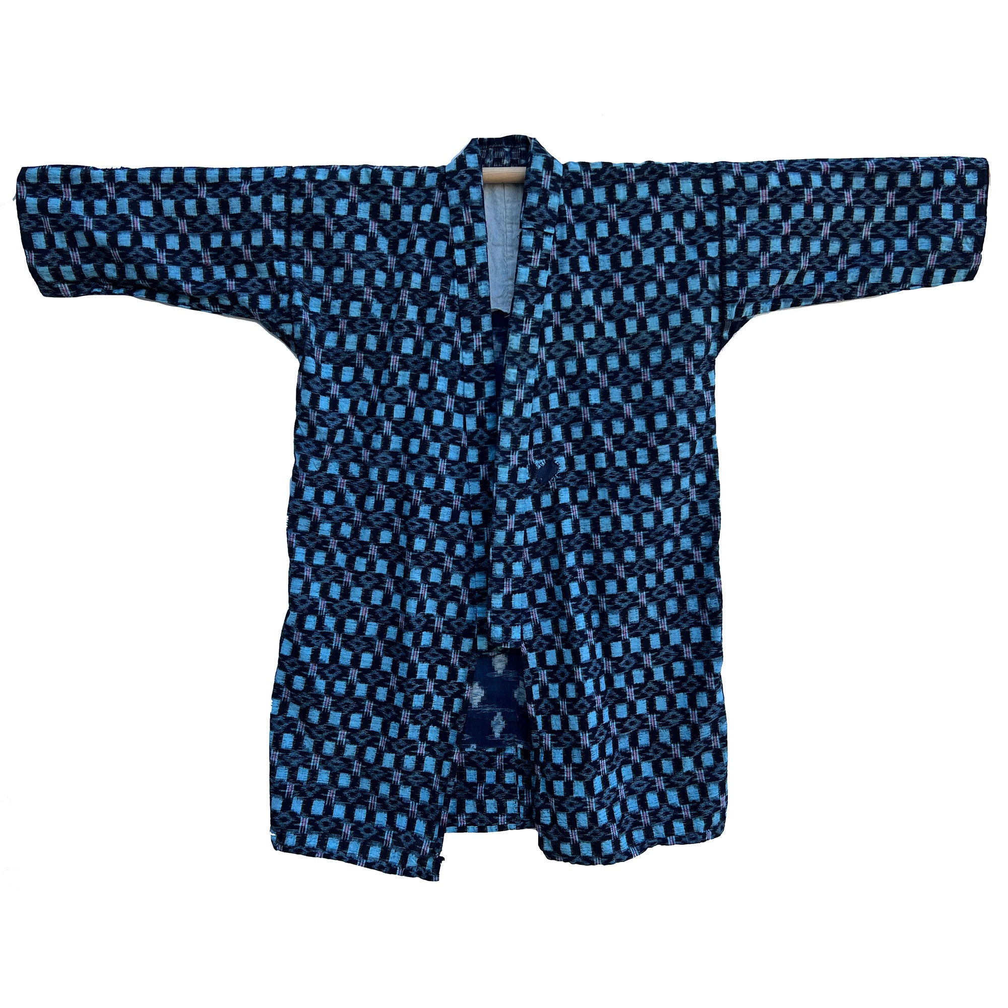 Geometric Pattern Noragi Kimono Jacket 